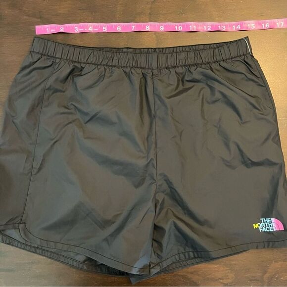 The North Face girls shorts size XLarge black nwt never stop running ombré logo - Picture 6 of 7